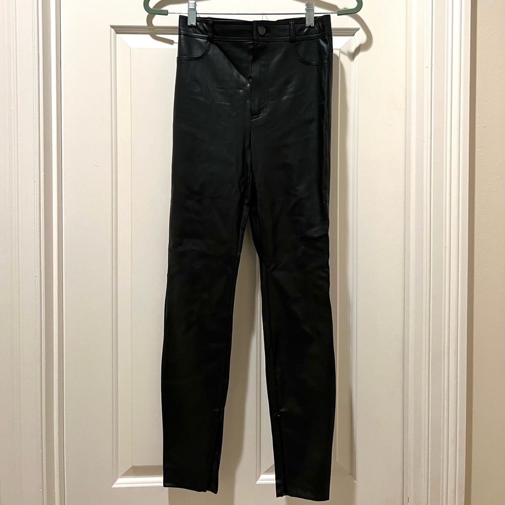 Zara leather pants